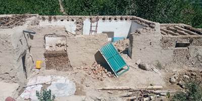 Open link to Repairing homes on former frontlines in Afghanistan